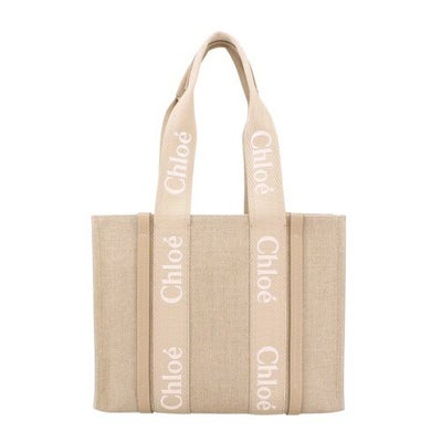 クロエ トートバッグ レディース ウッディ WOODY MEDIUM TOTE ベージュ 