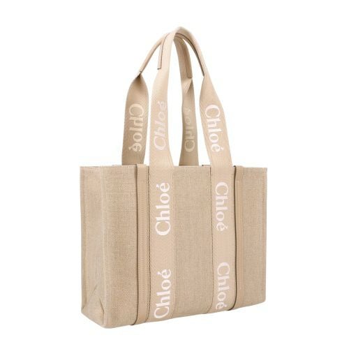 【CHLOE&LEON】トートバッグ クロエ トートバッグ レディース WOODY MEDIUM TOTE ベージュ CHLOE
