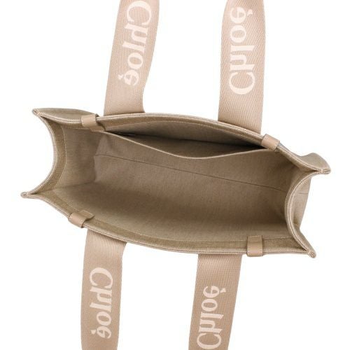 クロエ トートバッグ レディース WOODY MEDIUM TOTE ベージュ CHLOE