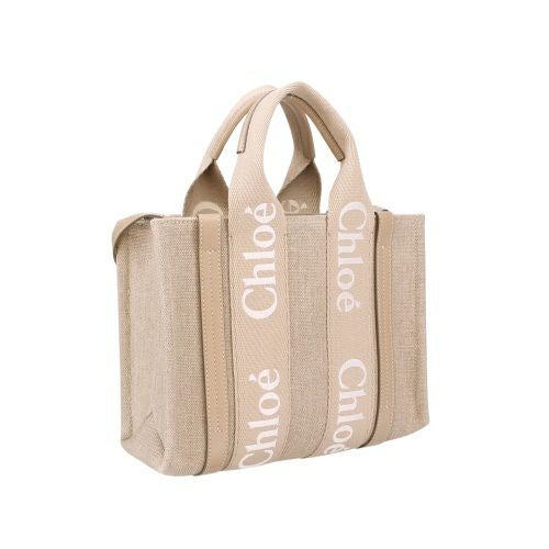 クロエ トートバッグ レディース WOODY SMALL TOTE ベージュ CHLOE CHC23AS397 L17 20E BOYISH BROWN