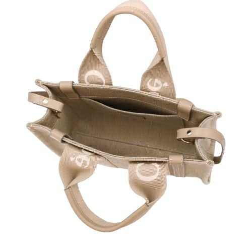 クロエ トートバッグ レディース WOODY SMALL TOTE ベージュ CHLOE