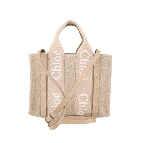 クロエ トートバッグ レディース WOODY SMALL TOTE ベージュ CHLOE CHC23AS397 L17 20E BOYISH BROWN