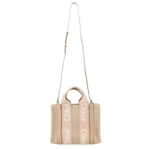 クロエ トートバッグ レディース WOODY SMALL TOTE ベージュ CHLOE CHC23AS397 L17 20E BOYISH BROWN