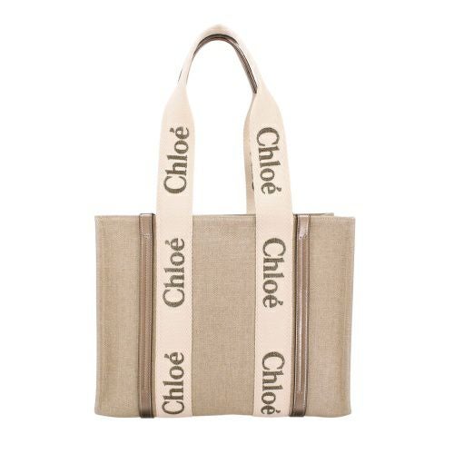 クロエ トートバッグ レディース WOODY MEDIUM TOTE ベージュ CHLOE クロエ トートバッグ レディース WOODY MEDIUM TOTE ベージュ CHLOE