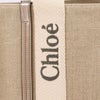 クロエ トートバッグ レディース WOODY MEDIUM TOTE ベージュ CHLOE CHC25SS383 O81 074 SHINY GREY