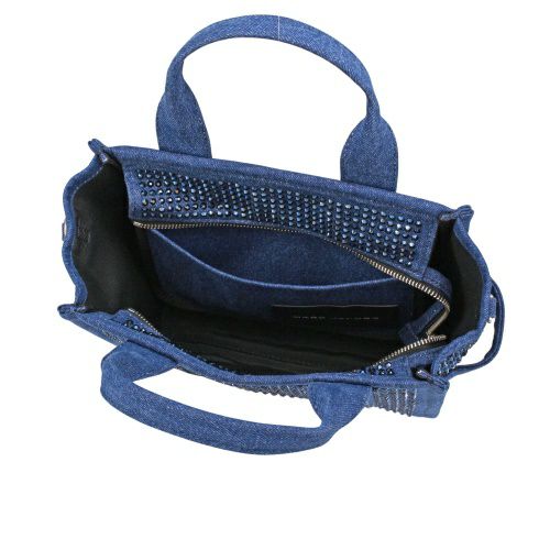 マークジェイコブス トートバッグ レディース THE CRYSTAL DENIM TOTE BAG ブルー Marc Jacobs 2S5HTT026H03 475 DARK WASH CRYSTAL
