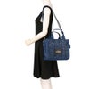 マークジェイコブス トートバッグ レディース THE CRYSTAL DENIM TOTE BAG ブルー Marc Jacobs 2S5HTT026H03 475 DARK WASH CRYSTAL