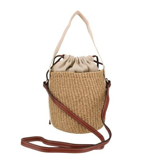 クロエ ハンドバッグ レディース WOODY SMALL BASKET ホワイト CHLOE CHC22SS381 G55 101 WHITE