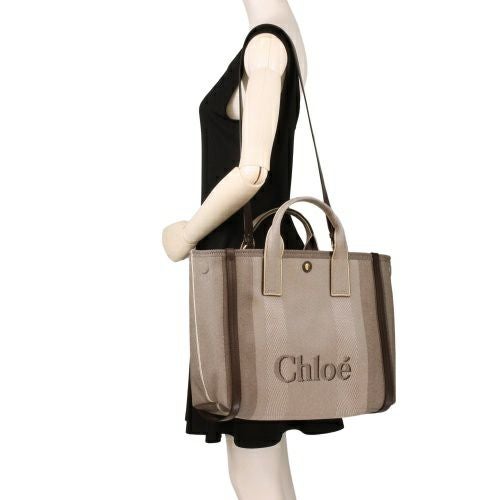 クロエ ハンドバッグ レディース CHLOE CARRY TOTE ブラウン CHLOE