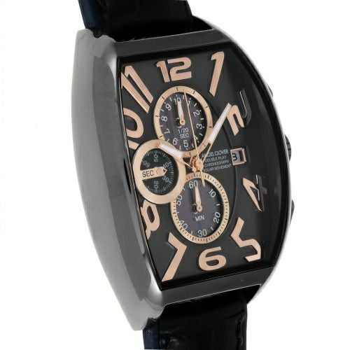 エンジェルクローバー ダブルプレイ DOUBLE PLAY SOLAR ANGEL CLOVER DPS38GY-BK メンズ 腕時計