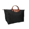 ロンシャン トートバッグ レディース ル プリアージュ オリジナル リサイクル キャンバス トラベルバッグ L ブラック LONGCHAMP L1624 089 001 NOIR