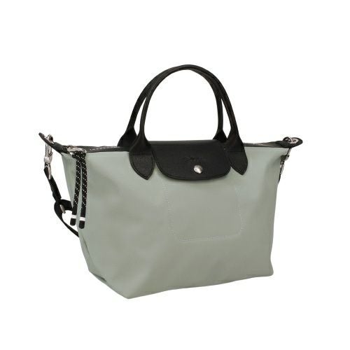 ロンシャン ハンドバッグ レディース ル プリアージュ エナジー リサイクル キャンバス トップ ハンドル バッグ S グリーン LONGCHAMP L1512 HSR M07 VERVAIN