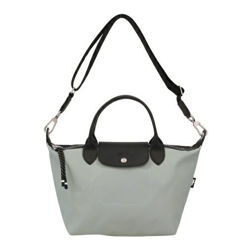 ロンシャン ハンドバッグ レディース ル プリアージュ エナジー リサイクル キャンバス トップ ハンドル バッグ S グリーン LONGCHAMP L1512 HSR M07 VERVAIN