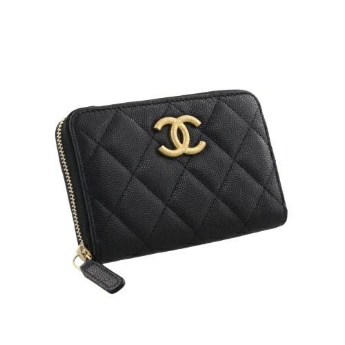 シャネル コインケース レディース ブラック CHANEL AP4479 B19362 94305