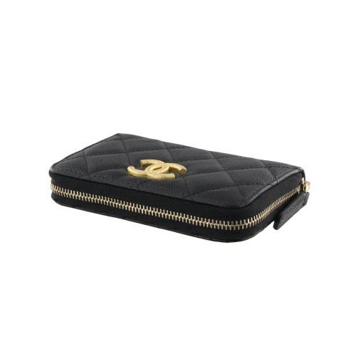 シャネル コインケース レディース ブラック CHANEL AP4479 B19362 94305