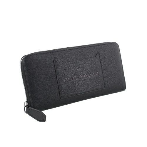 エンポリオアルマーニ 長財布 メンズ ブラック EMPORIO ARMANI EM001579 AF13788 UC001