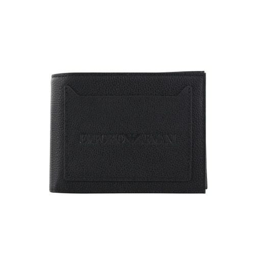 エンポリオアルマーニ 二つ折り財布 メンズ ブラック EMPORIO ARMANI