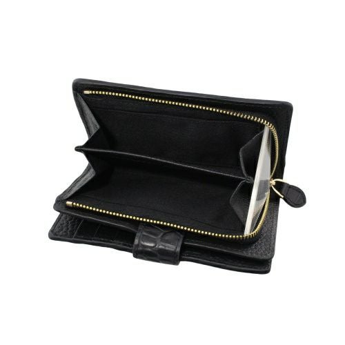 ロダニア 二つ折り財布 レディース ブラック RODANIA RD10397BK