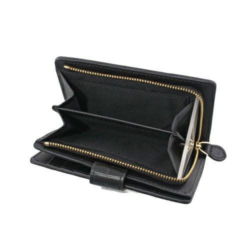 ロダニア 二つ折り財布 レディース ブラック RODANIA RD9800BK