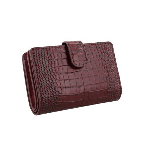 ロダニア 二つ折り財布 レディース レッド RODANIA RD9800BRX ボルド