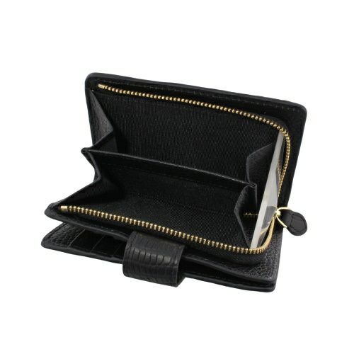 ロダニア 二つ折り財布 レディース ブラック RODANIA RDOC10160BK