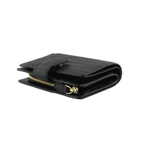 ロダニア 二つ折り財布 レディース ブラック RODANIA RDOC10160BK