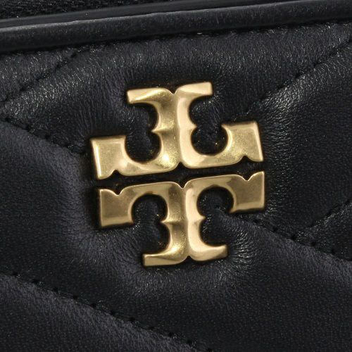 トリーバーチ 二つ折り財布 レディース キラ KIRA CHEVRON BIFOLD WALLET ブラック TORY BURCH 153121 001 BLACK