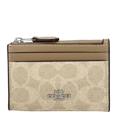 コーチ パスケース レディース ミニ スキニー ID ケース ブラック