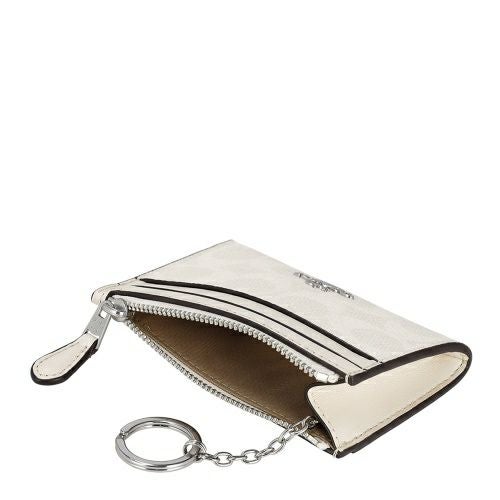 コーチ アウトレット コインケース カードケース レディース ミニ スキニー ID ケース・シグネチャー キャンバス ホワイト COACH OUTLET CW870 SVXU5