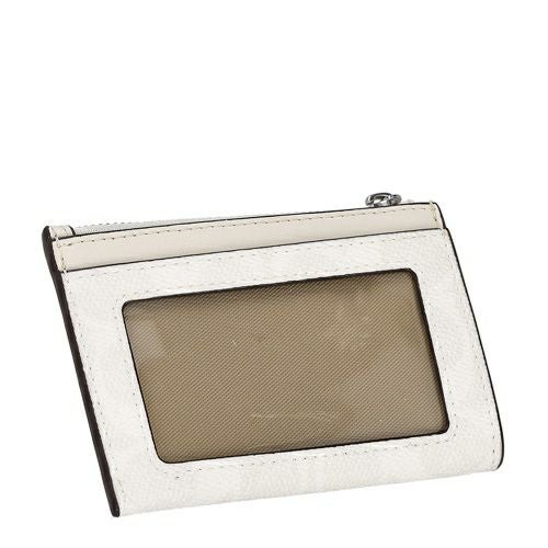 コーチ アウトレット コインケース カードケース レディース ミニ スキニー ID ケース・シグネチャー キャンバス ホワイト COACH OUTLET CW870 SVXU5