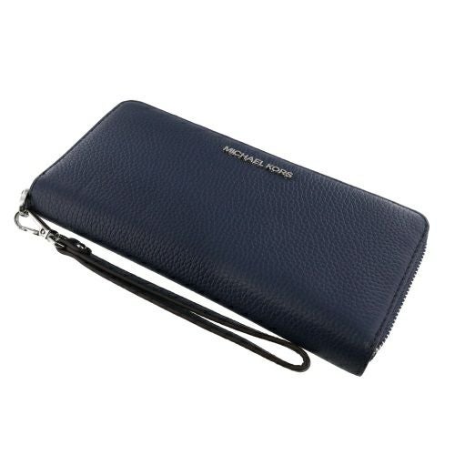 マイケルコース 長財布 レディース ジェット セット トラベル レザー トラベル コンチネンタル ラウンド ジップ ネイビー MICHAEL KORS 35F7STVE7L NAVY
