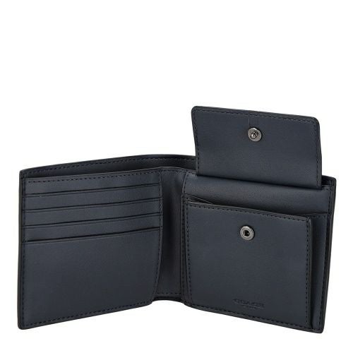 コーチ アウトレット 二つ折り財布 メンズ コイン ウォレット・シグネチャー キャンバス ネイビー COACH OUTLET CY406 QBN2V デニム/ミッドナイトネイビー