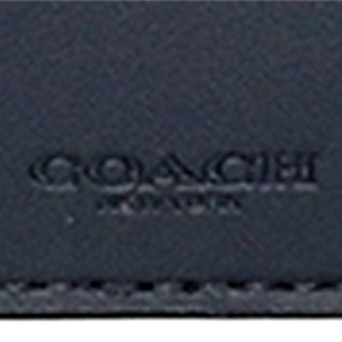 コーチ アウトレット 二つ折り財布 メンズ コイン ウォレット・シグネチャー キャンバス ネイビー COACH OUTLET CY406 QBN2V デニム/ミッドナイトネイビー