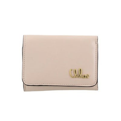 クロエ 三つ折り財布 レディース CHLOE ICONIC MINI TRIFOLD ピンク 