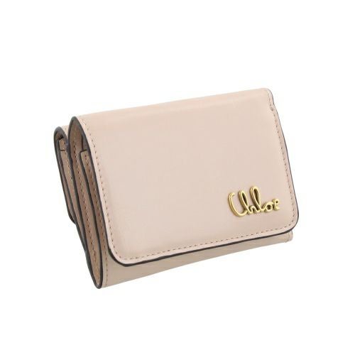クロエ 三つ折り財布 レディース CHLOE ICONIC MINI TRIFOLD ピンク