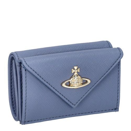 ヴィヴィアンウエストウッド 三つ折り財布 レディース ブルー Vivienne Westwood 5115002EW S0021 K401 BLUE