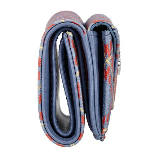 ヴィヴィアンウエストウッド 三つ折り財布 レディース マルチカラー Vivienne Westwood 5115002FW S0022 K302 BLUE/ORANGE TARTAN