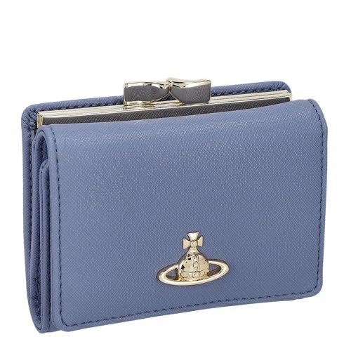 ヴィヴィアンウエストウッド 三つ折り財布 レディース ブルー Vivienne
