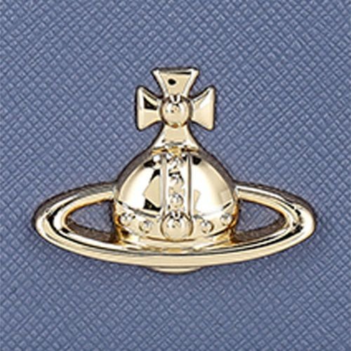 ヴィヴィアンウエストウッド 三つ折り財布 レディース ブルー Vivienne