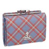 ヴィヴィアンウエストウッド 三つ折り財布 レディース マルチカラー Vivienne Westwood 5115002NW S0022 K302 BLUE/ORANGE TARTAN