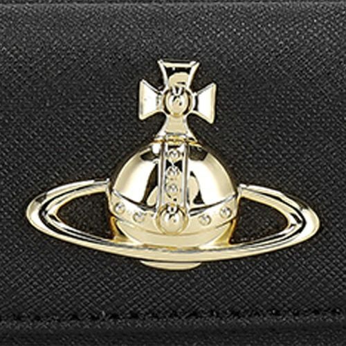 ヴィヴィアンウエストウッド 三つ折り財布 レディース ブラック Vivienne Westwood 5115002TW S0021 N402 BLACK
