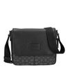 コーチ アウトレット ショルダーバッグ メンズ スプリント マップ バッグ 25・シグネチャー ジャカード ブラック COACH OUTLET CE534 SVO1U チャコール/ブラック