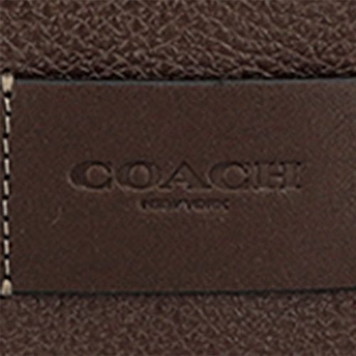 コーチ アウトレット ショルダーバッグ メンズ スプリント マップ バッグ 25・シグネチャー ジャカード ブラウン COACH OUTLET CE534 SVS8S オーク/メイプル