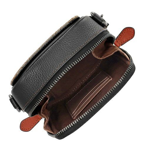 コーチ アウトレット ショルダーバッグ メンズ スタントン クロスボディ・シグネチャー ジャカード ブラウン COACH OUTLET CH097 QBV1R