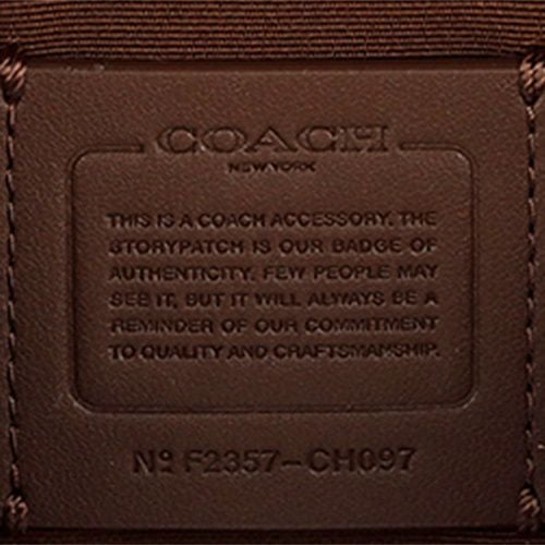 コーチ アウトレット ショルダーバッグ メンズ スタントン クロスボディ・シグネチャー ジャカード ブラウン COACH OUTLET CH097 QBV1R
