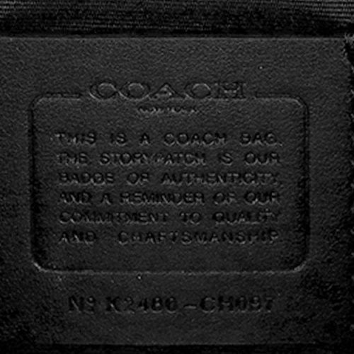 コーチ アウトレット ショルダーバッグ メンズ スタントン クロスボディ・シグネチャー ジャカード ブラック COACH OUTLET CH097 SVO1U チャコール/ブラック