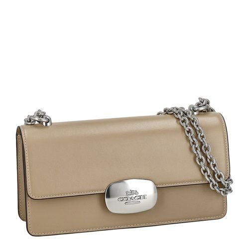 コーチ アウトレット ショルダーバッグ レディース エライザ フラップ クロスボディ ブラウン COACH OUTLET CP008 SV/TP トープ