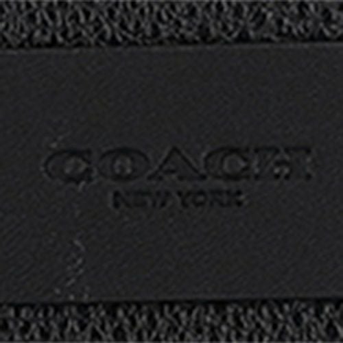 コーチ アウトレット ショルダーバッグ メンズ スプリント メッセンジャー・シグネチャー ジャカード ブラック COACH OUTLET CR334 SVO1U チャコール/ブラック