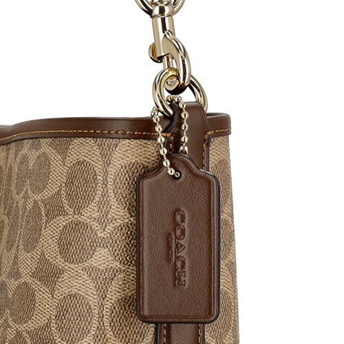 コーチ アウトレット ショルダーバッグ レディース シティ ラージ バケット バッグ・シグネチャー ブラウン COACH OUTLET CT802 IMXHE タン/ブラウン