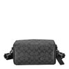 コーチ アウトレット ショルダーバッグ メンズ アクセル クロスボディ バッグ・シグネチャー キャンバス ブラック COACH OUTLET CV762 QBMI5 チャコール/ブラック